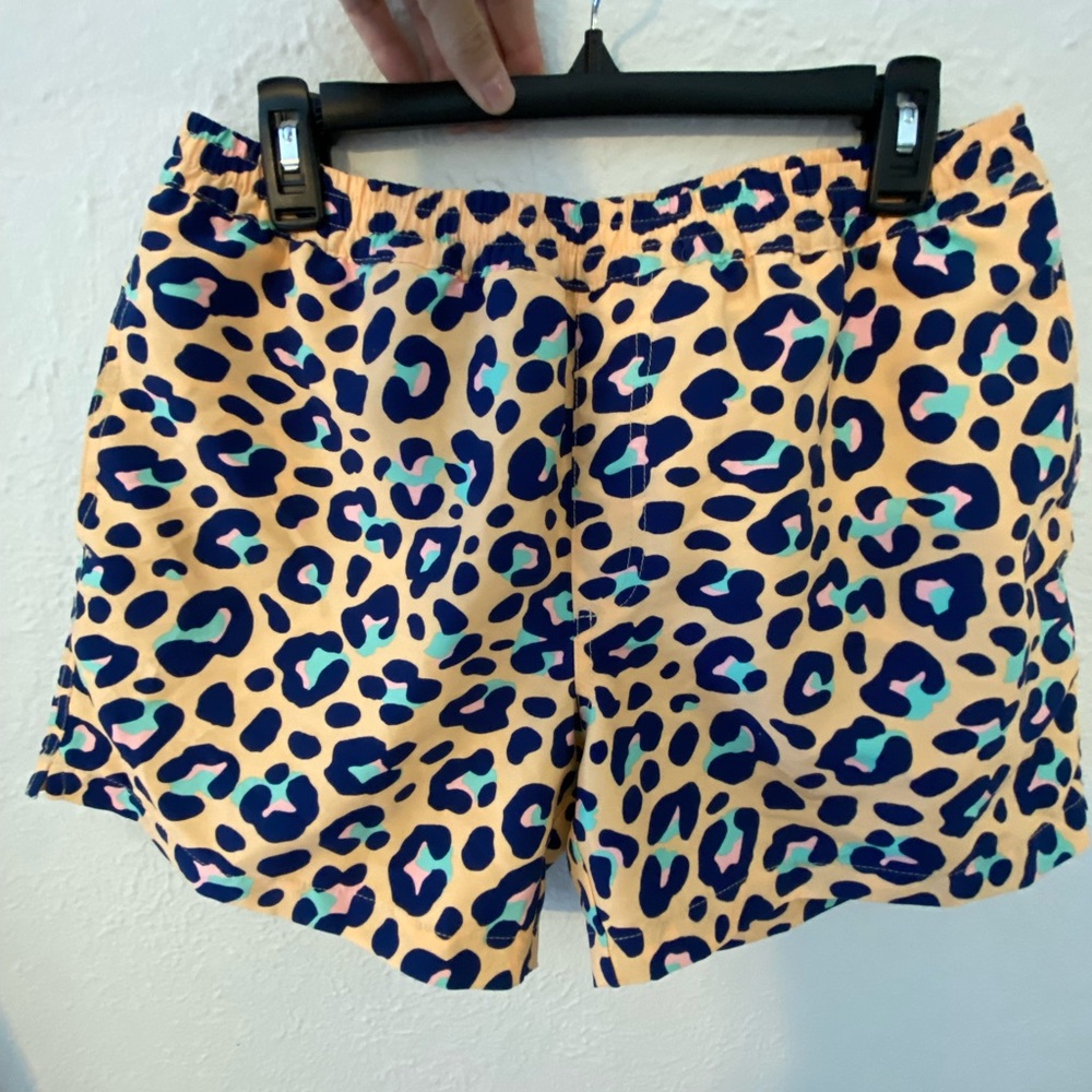 Chubbies men’s swim trunks leopard